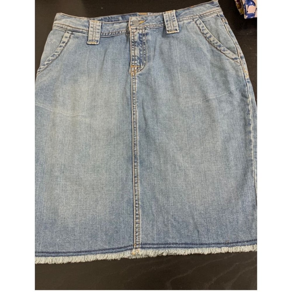 Seven 7 Jeans Women Denim Skirt